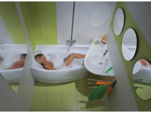 дизайн интерьера маленькой ванной