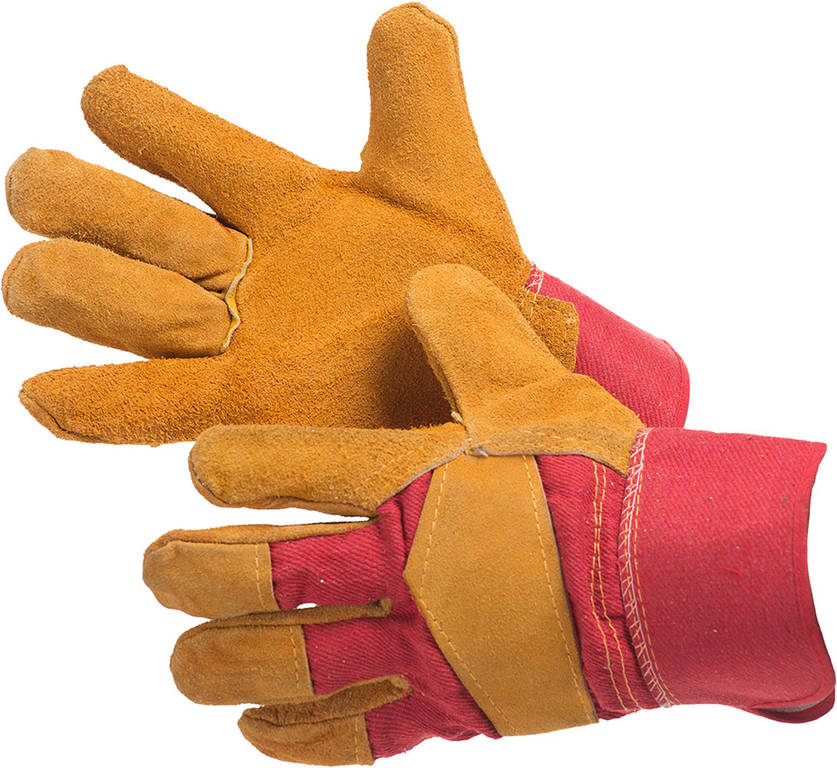 Средства защиты перчатки спилковые
